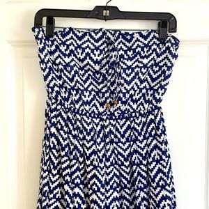 Gap Cotton Strapless Dress